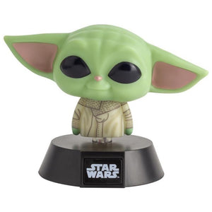 Baby Yoda The Child Icon The Mandalorian Light in Green Black and Brown