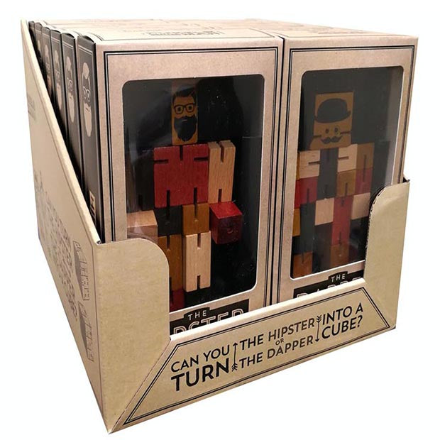 Puzzle Hipster Dapper Gentlemen Wood