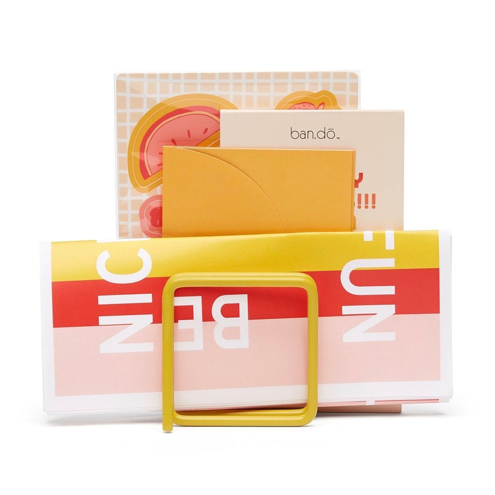 Letter rack in sushine yellow