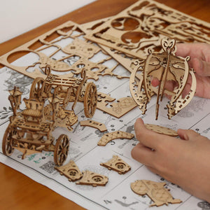 3D Puzzle Pumpkin Carriage Fairytale Cart Cinderella Inspired Game
