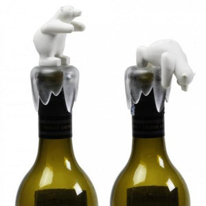 Bear Bottle Stopper Bottoms up