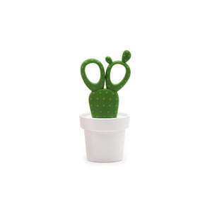 
            
                Load image into Gallery viewer, Scissors Cactus in White and Green Desk Tidy
            
        