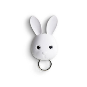 
            
                Load image into Gallery viewer, Keys holder wall mounted Bunny Rabbit in white
            
        