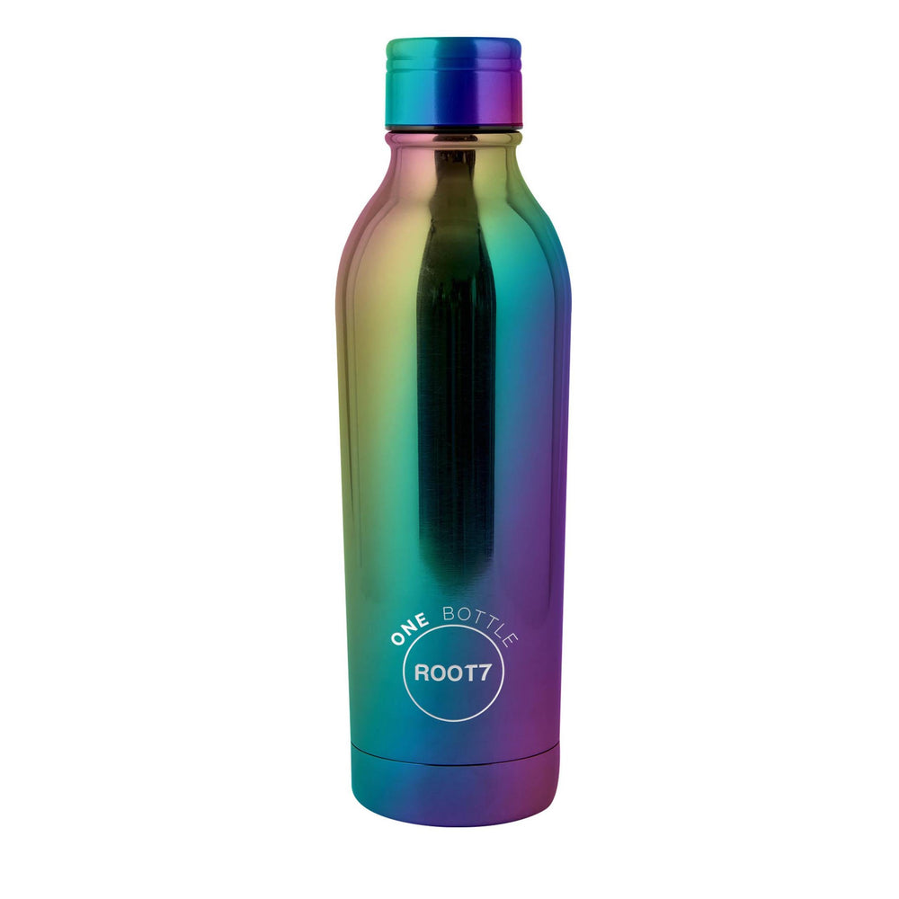 Water Bottle Insulated Leak Proof Double Walled 500ml in Rainbow Colour