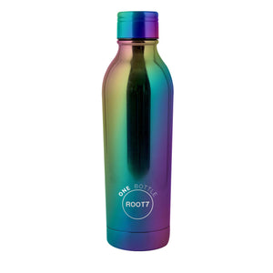 Water Bottle Insulated Leak Proof Double Walled 500ml in Rainbow Colour