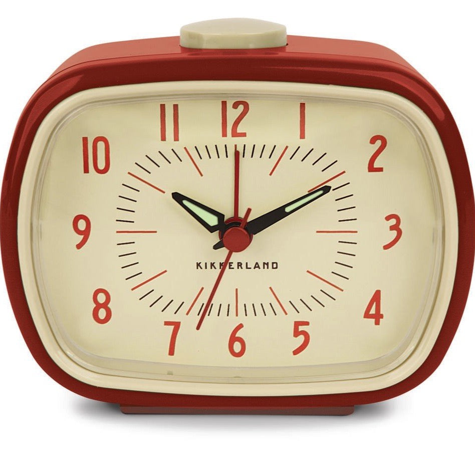 Retro Alarm Clock Red