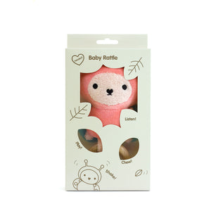 
            
                Load image into Gallery viewer, Rattle for children with butterfly &amp;#39;Ricebutter&amp;#39; in pink
            
        