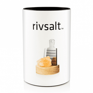 Pink Himalayan Rock Salt with Metal Grater and Wooden Holder