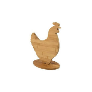 Cutting Board Rooster Chopping Board Bamboo Wood