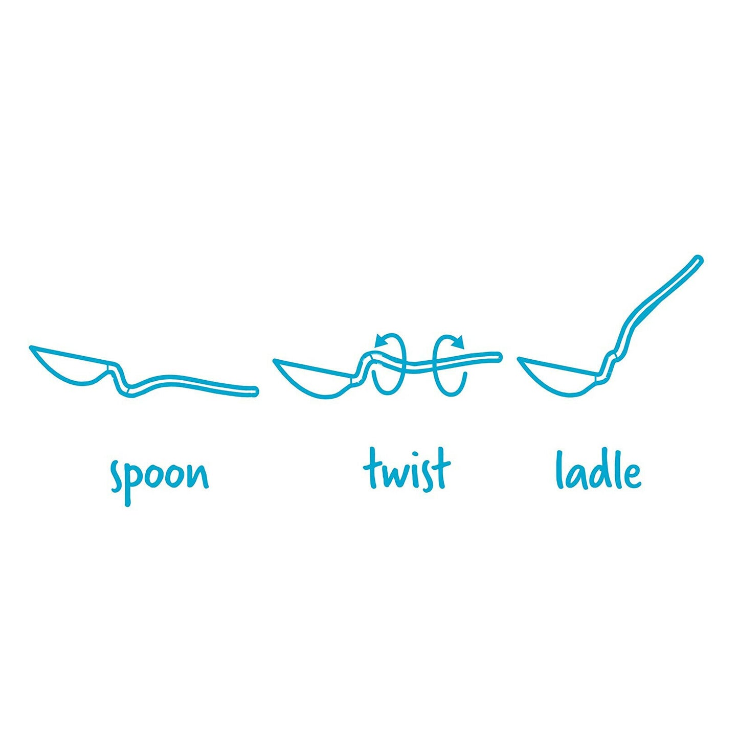 Ladle & Spoon In One Kitchen Utensil - Black Spadle