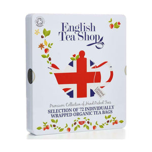 Luxury Tea Gift Set Tin 72pcs 9 Flavours English Tea Shop