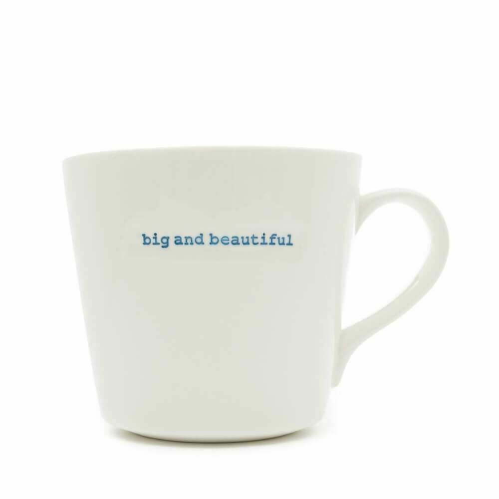Large Bucket Mug 'Big and Beautiful'