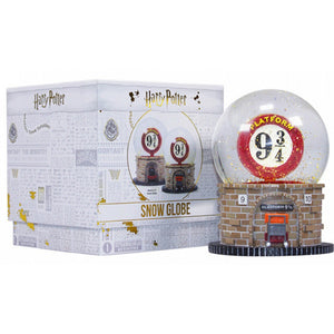 Snow Globe 9 3/4 Train Tunnel Gold Glitter Harry Potter