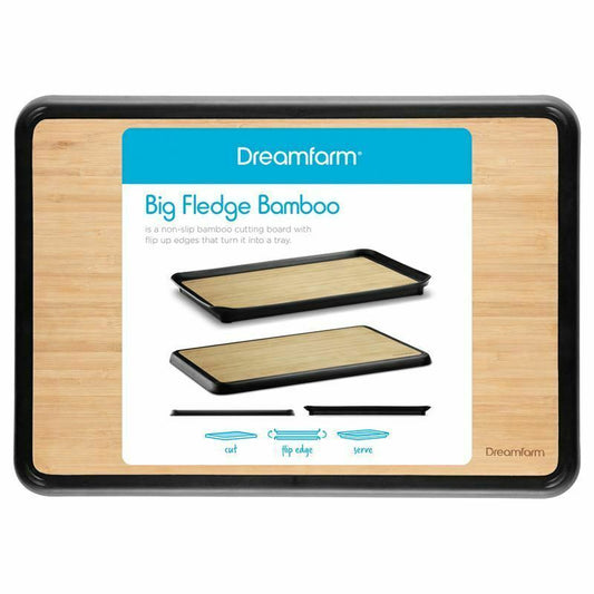 Chopping Board Bamboo Double Sided Flippable Cutting Board Big Fledge