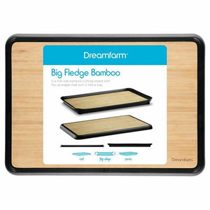 Chopping Board Bamboo Double Sided Flippable Cutting Board Big Fledge