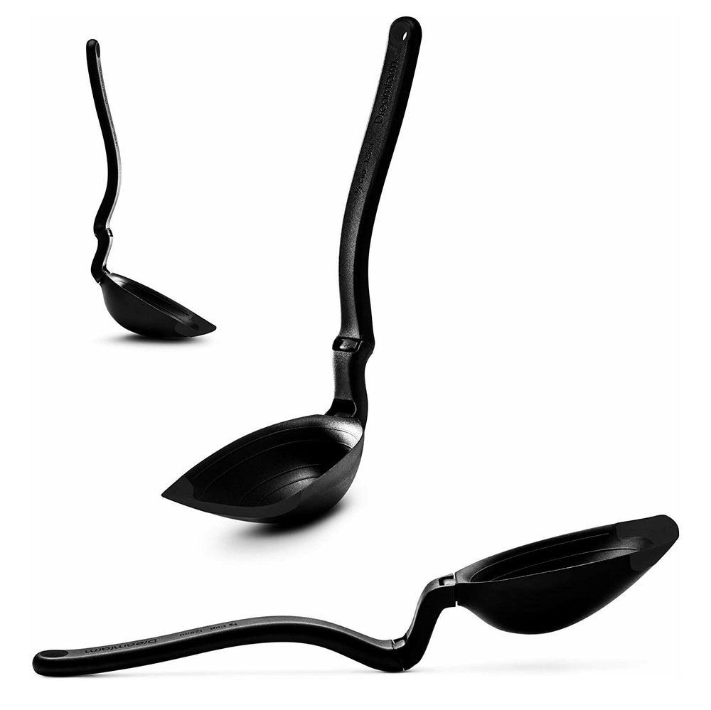 Ladle & Spoon In One Kitchen Utensil - Black Spadle