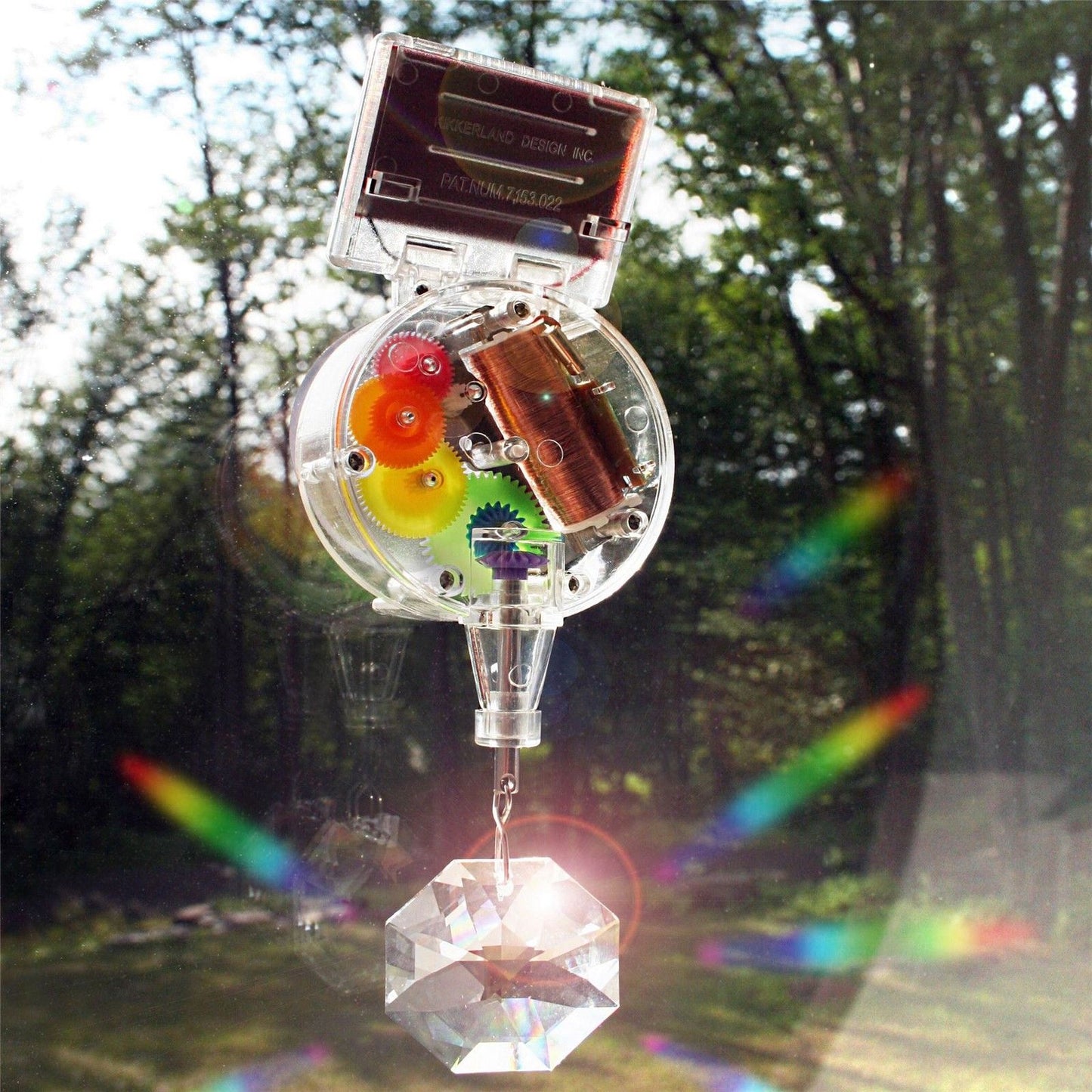 Rainbow Maker Swarovski Crystal Solar Powered Window Decoration