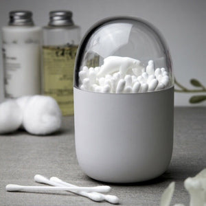 Roaming Polar Bear Cotton Earbud Container Bathroom Storage