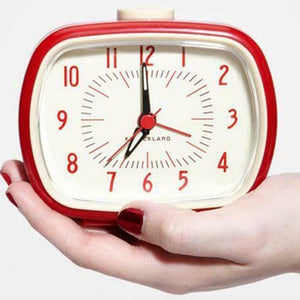 Retro Alarm Clock Red