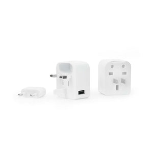 
            
                Load image into Gallery viewer, Universal Plug Travel Adapter White
            
        
