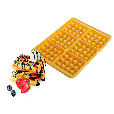 Waffle Pan Mould Heat-Resistant Silicone for Oven or Microwave
