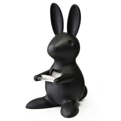 Tape Dispenser Desk Bunny in Black