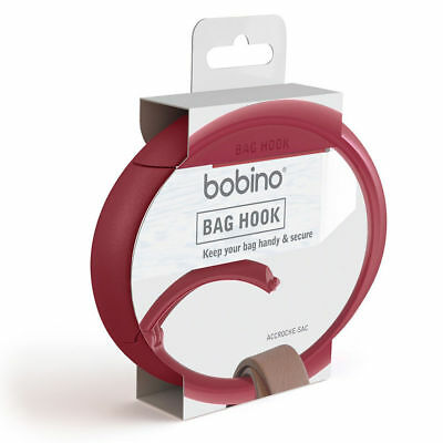 Bag Hook Burgundy Safety Travel Accessory
