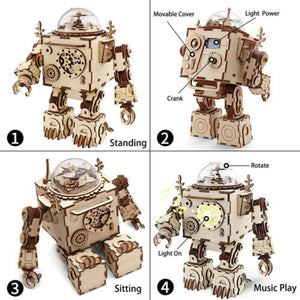 Robot Build-Your-Own Singing Wooden Orpheus DIY