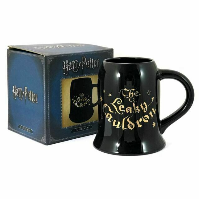 Harry Potter Mug Cauldron Large Black Gold