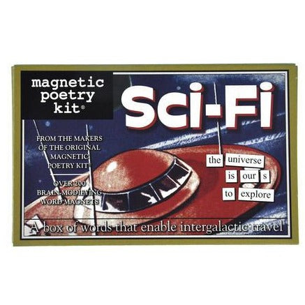Magnetic Poetry Sci-Fi Set Game Puzzle