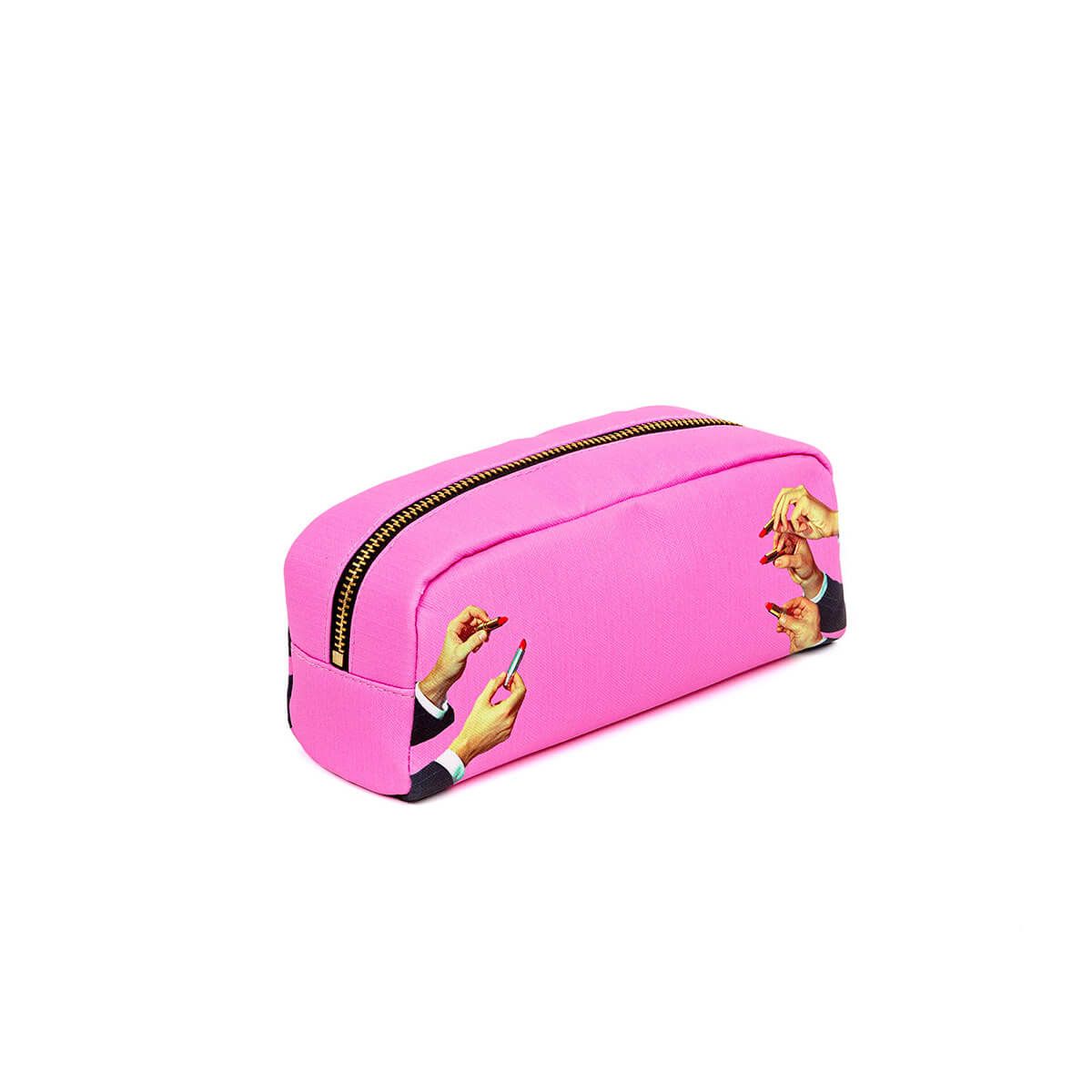 Discontinued - Cosmetic Bag Seletti Lipstick in Pink - Brand Academy Store