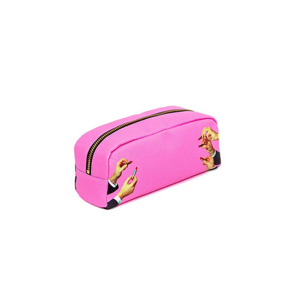 Discontinued - Cosmetic Bag Seletti Lipstick in Pink - Brand Academy Store