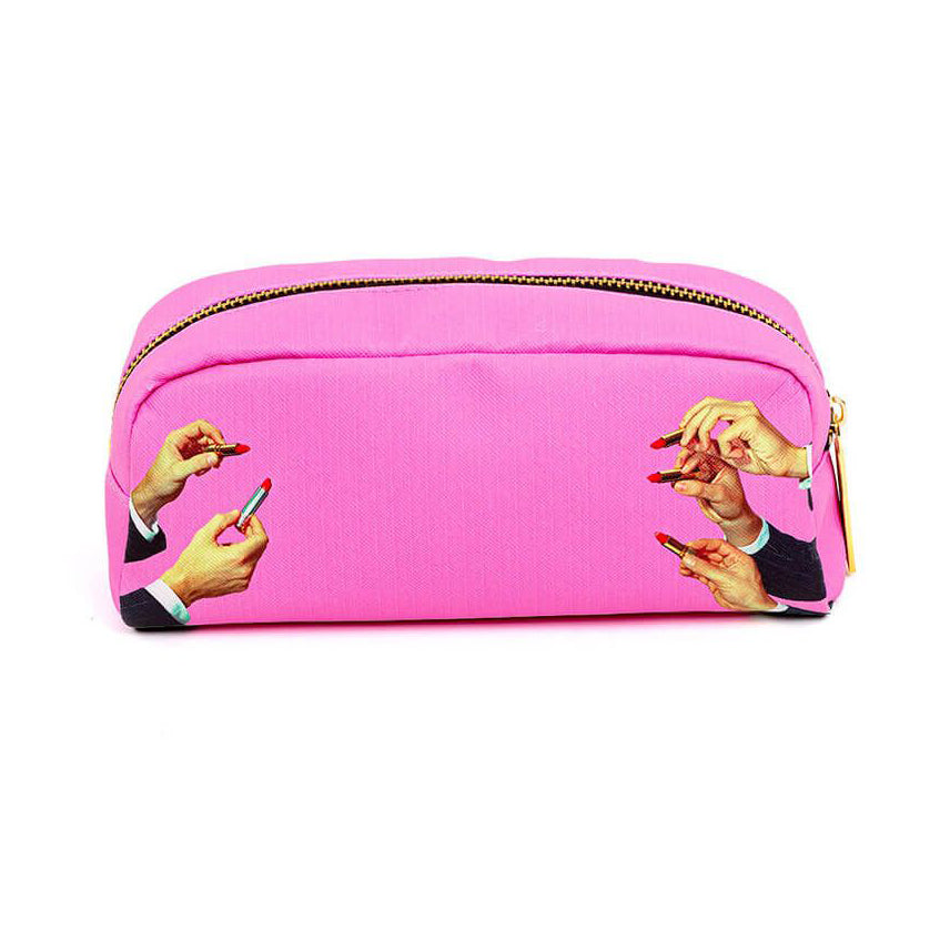 Discontinued - Cosmetic Bag Seletti Lipstick in Pink - Brand Academy Store