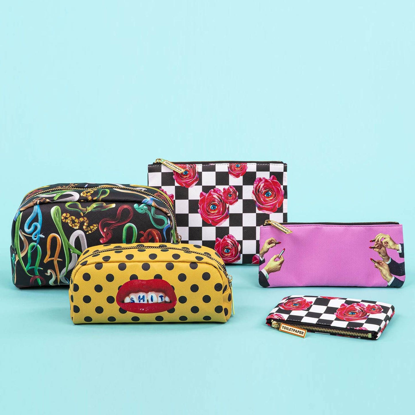 Pencil Case Seletti Snake Pattern