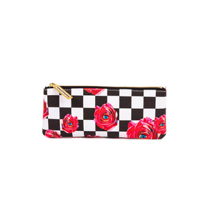 
            
                Load image into Gallery viewer, Pencil Case Seletti Roses Checkered Pattern
            
        