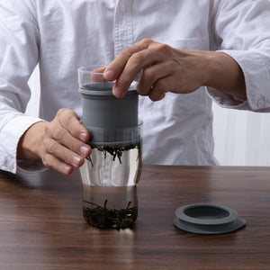 Brewing Cup Heat Proof Travel Glass Mug