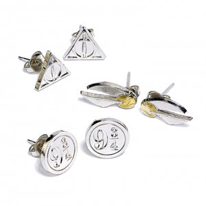 Harry Potter 3pc Earring Stud Set