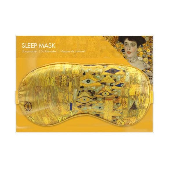 Sleeping Mask Klimt in Yellow and Black