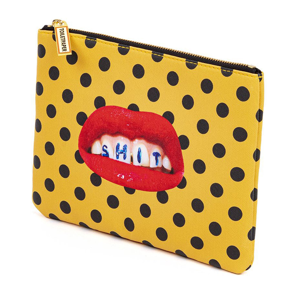 Coin Purse Pouch Seletti Sh*t Polka Dot Pattern