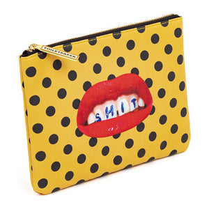 Coin Purse Pouch Seletti Sh*t Polka Dot Pattern