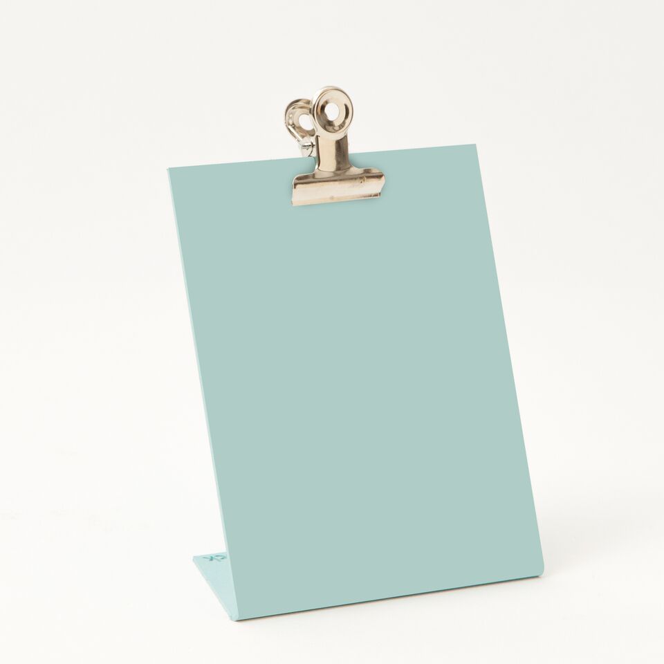 Small clipboard frame in mint blue
