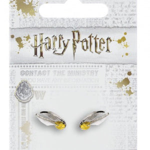 Earrings Harry Potter Snitch Gold Silver Plated
