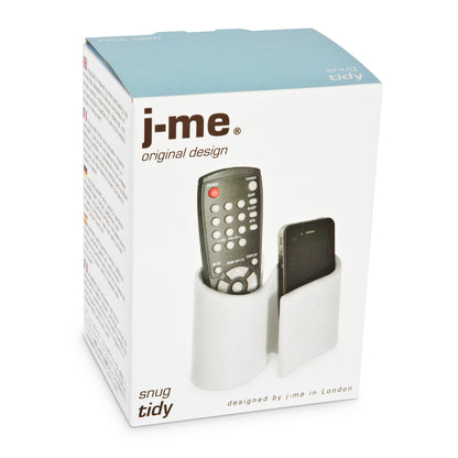 Snug desk tidy & remote control holder - grey