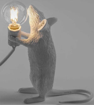 Mouse Lamp Standing White LED Seletti