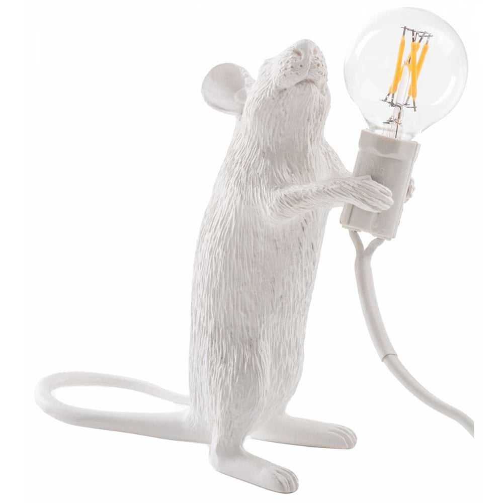
            
                Load image into Gallery viewer, Mouse Lamp Standing White LED Seletti
            
        