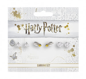 Harry Potter 3pc Earring Stud Set