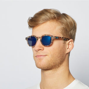 Style D Sunglasses Mirrored Tortoise