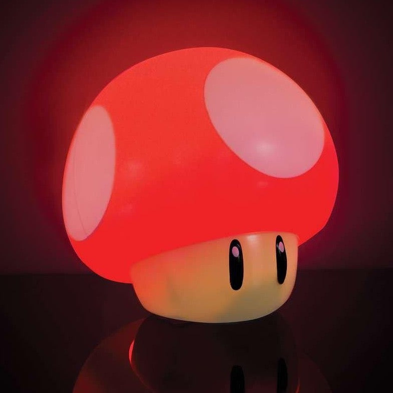 Nintendo Super Mario Mushroom Light in Red & White