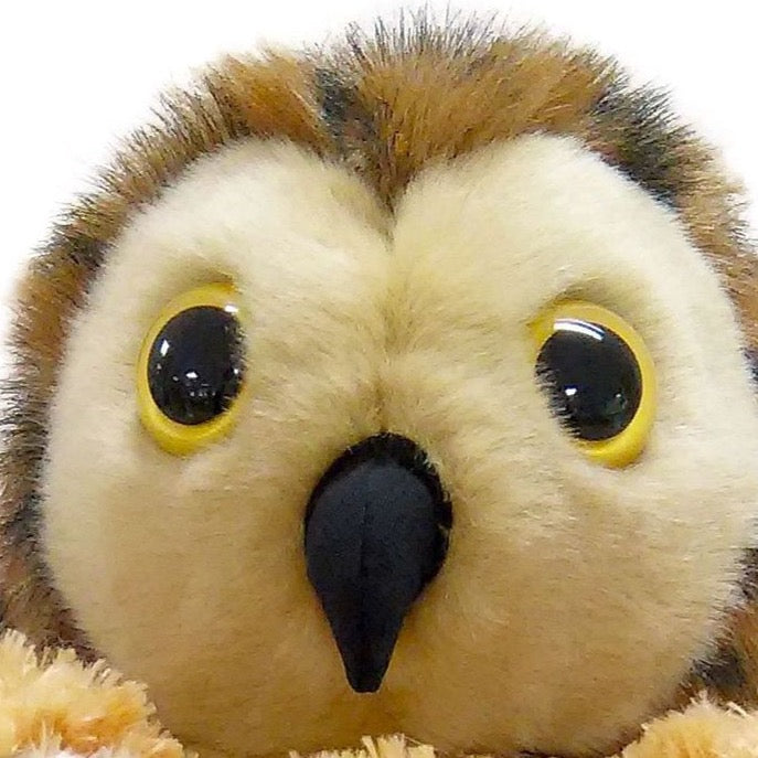 Puppets Tawny Owl Hide Away With Three Babies in Brown and Black Toy