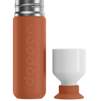 Insulated Thermal Water Bottle 350ml Terracotta Brown